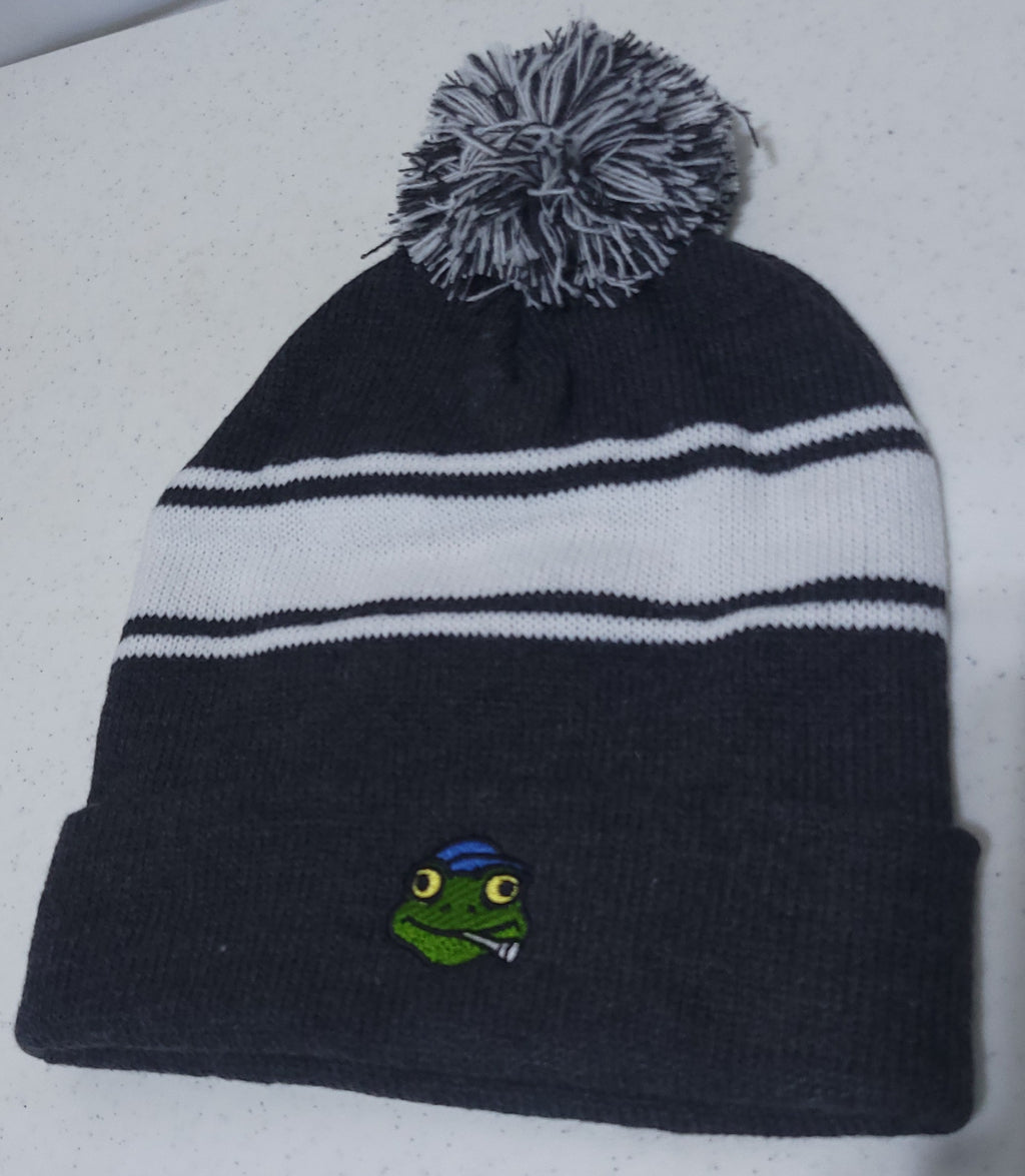 Pom Beanie with Cuff-One Size